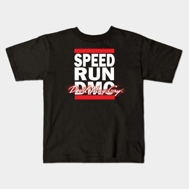 Speedrun Devil May Cry Kids T-Shirt by Ace20xd6